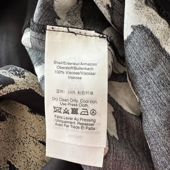 Donna Karan floral print career dress size 4 - Picture 7 of 7